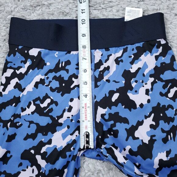 Adidas Techfit Camo 7/8 Leggings Silver Dawn Blue Fusion Women's Size Small - Picture 6 of 8